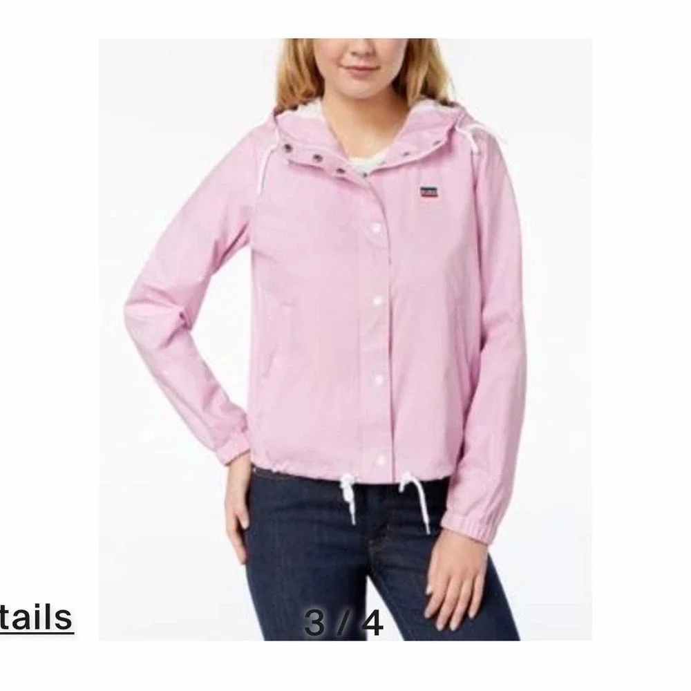 ❌SOLD❌ Levi’s NWT Light Lilac Windbreaker Jacket for Women XL - Picture 15 of 15